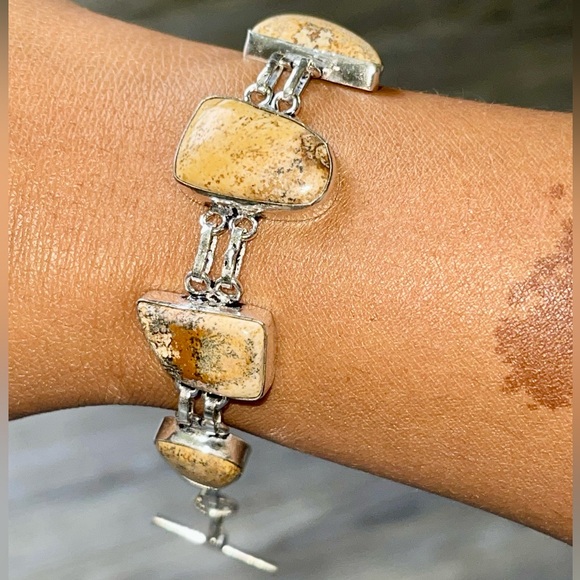 Picture Jasper Bracelet 6” - 7 1/2” - Picture 3 of 7